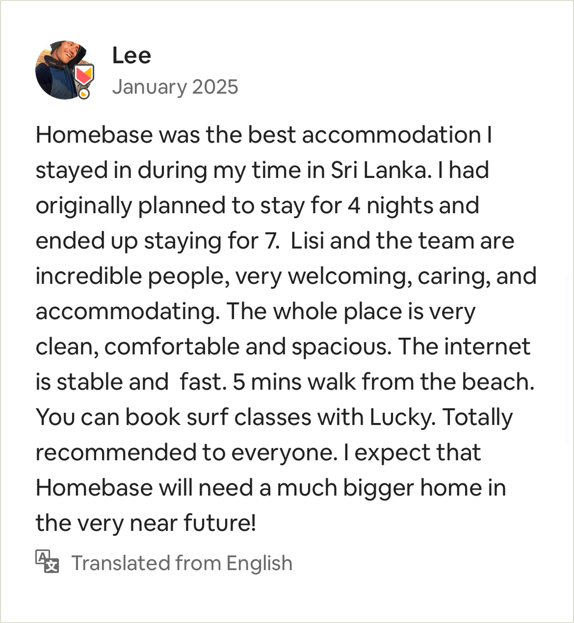 Coliving Hiriketiya Reviews